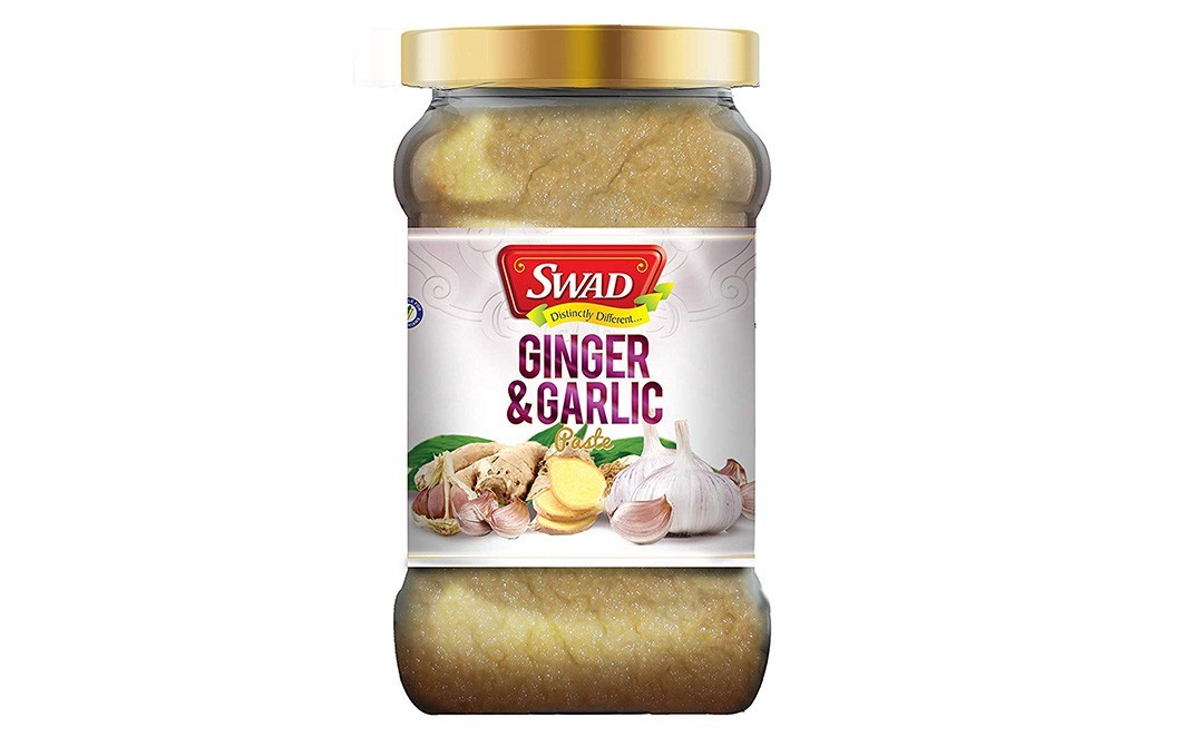 Swad Ginger & Garlic Paste    Glass Jar  300 grams